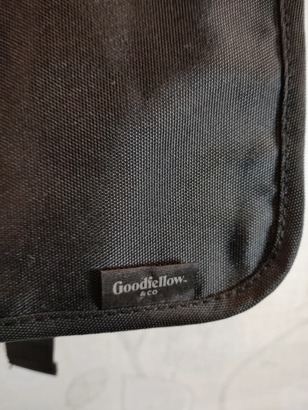 Goodfellow Black Laptop/Messenger Bag - Classic Travel & Work Bag